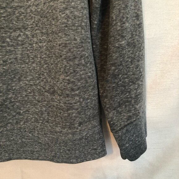 Reebok Ladies Med Full Zip  Hoodie in Heathered Grey with Logo down the arm - Picture 7 of 11